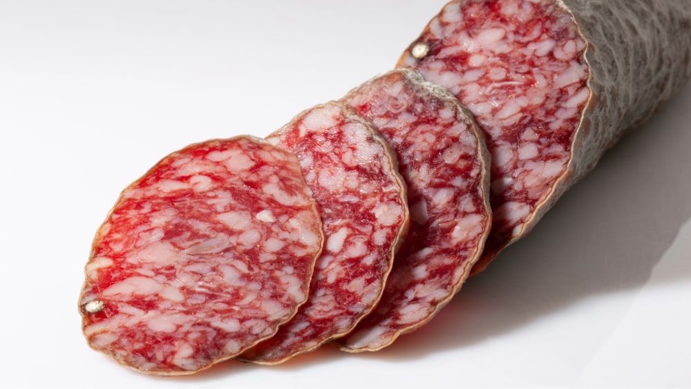 sliced salchichon iberico