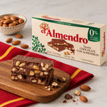 Sugar Free El Almendro Turron Chocolate with Almonds