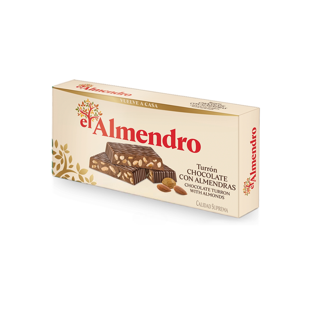 El Almendro Turron Chocolate with Almonds El Almendro
