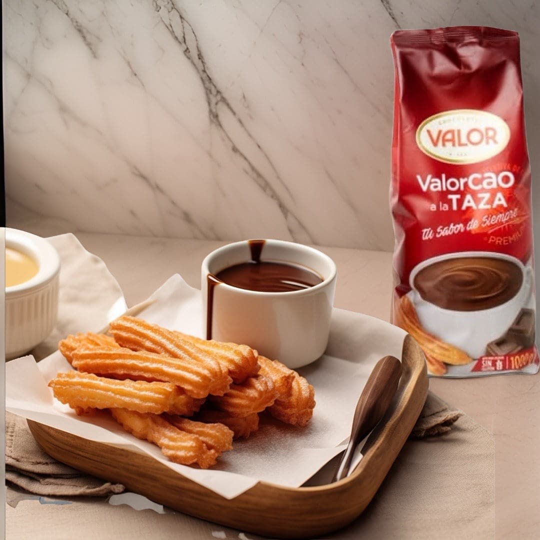 Valor Spanish Drinking Chocolate Selection for Churros 4 pack