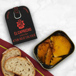Tin of Atun Rojo Salvaje with El Capricho packaging on a white background