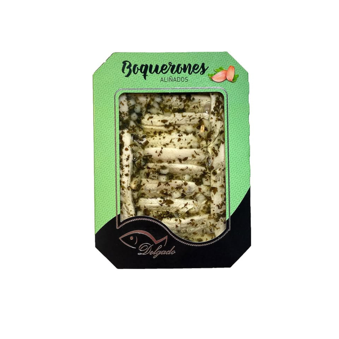 Marinated Boquerones in Vinegar, Parsley and Garlic