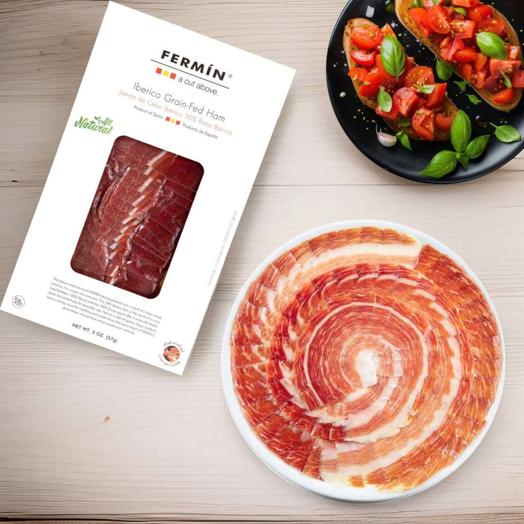 Sliced 50% Ibérico Ham by Fermin Fermin
