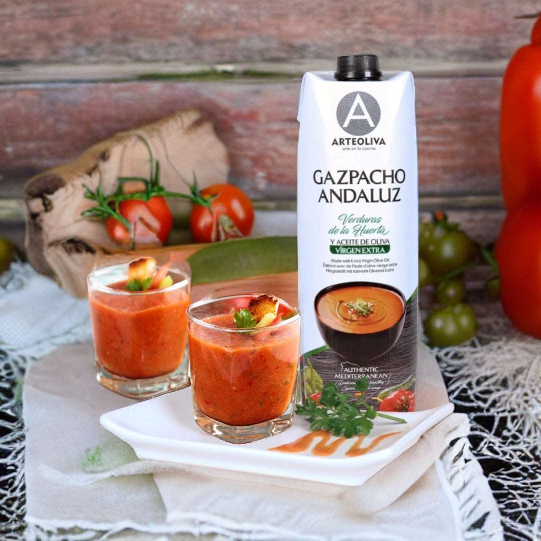 Gazpacho with Extra Virgin Olive Oil by Arteoliva Arteoliva