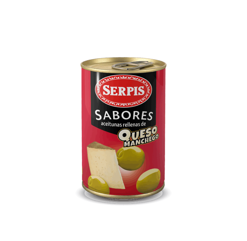 Manchego Stuffed Green Olives Serpis