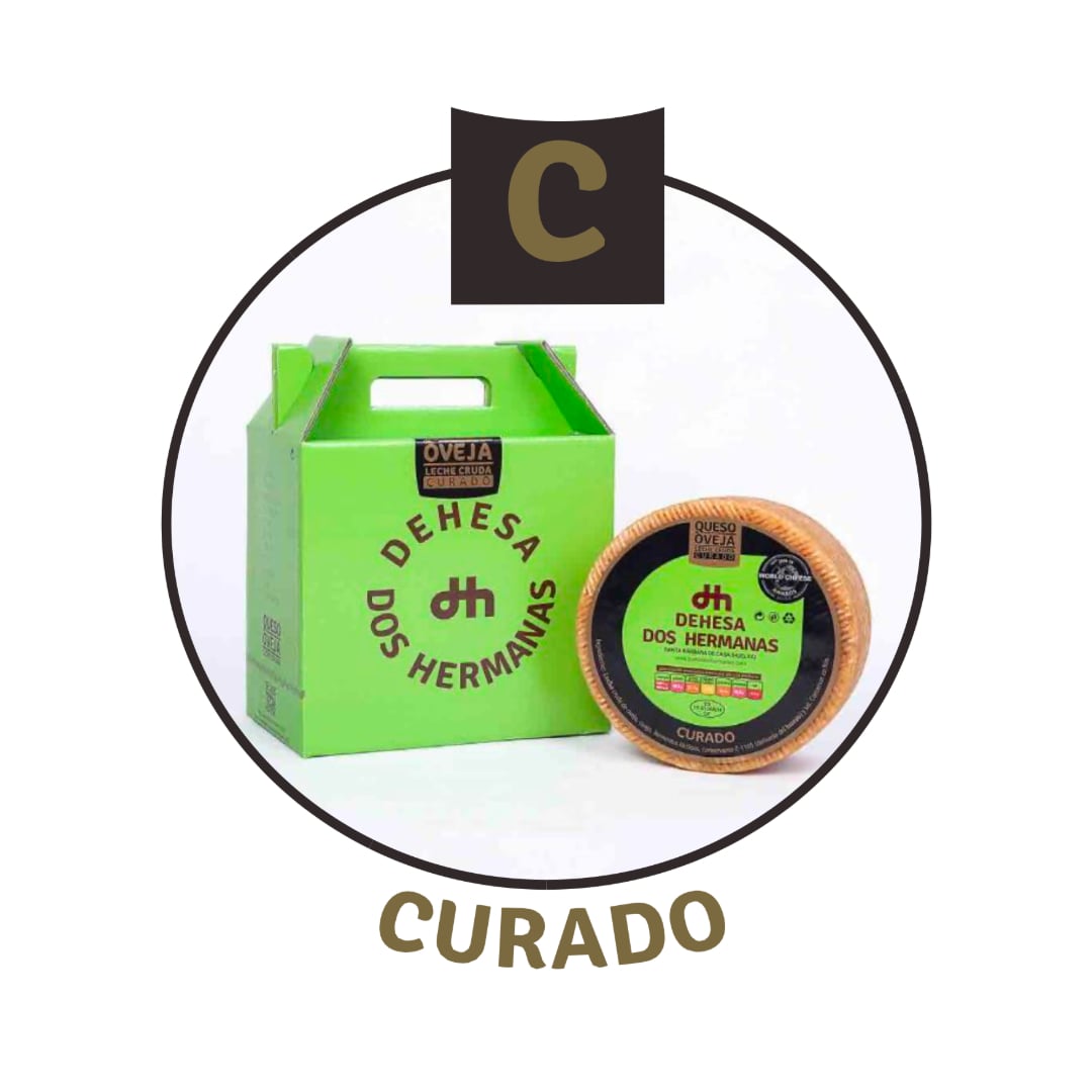 Hard Spanish Cheese - Raw Sheep Milk by Dehesa Dos Hermanas Dehesa Dos Hermanas 1,9 g / 4.20 lb Whole Wheel