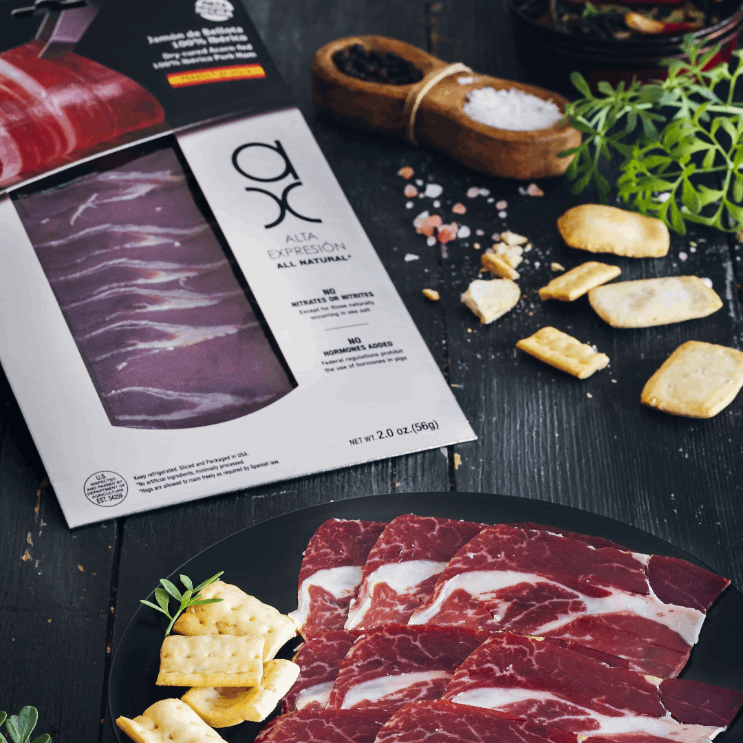 Sliced Ibérico Ham Bellota "Pata Negra" by Covap Covap
