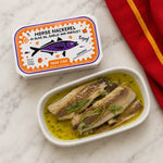 Horse Mackerel Fillets in Olive Oil, Garlic & Parsley Miss Can