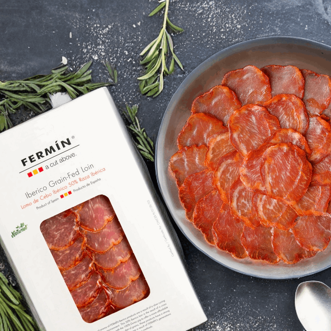 Sliced 50% Ibérico Pork Loin by Fermin Fermin