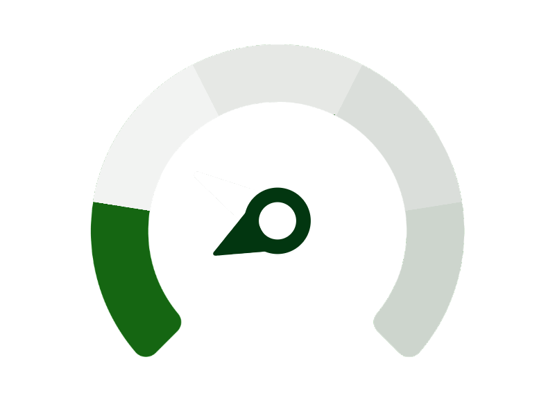 Green progress bar icon on a green background