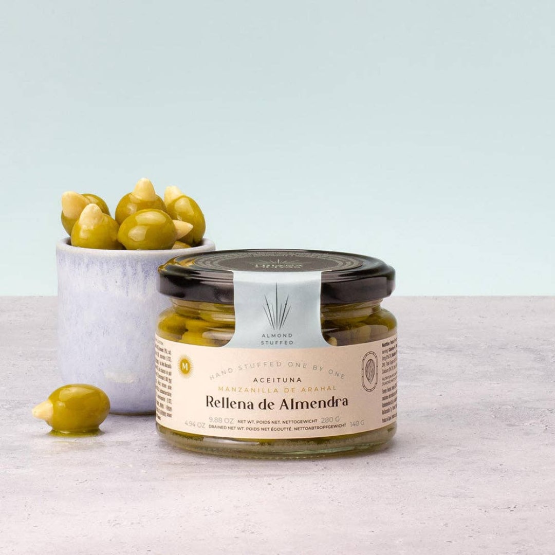 Queen Olives Stuffed with Almond by Triana Olives Triana Olives