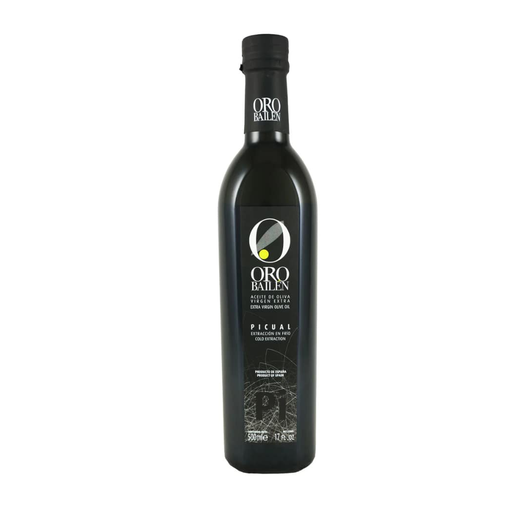 bottle of Oro Bailen picual extra virgin olive oil