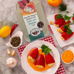 Piquillo Stuffed with Hake and Shrimps by Rosara Rosara