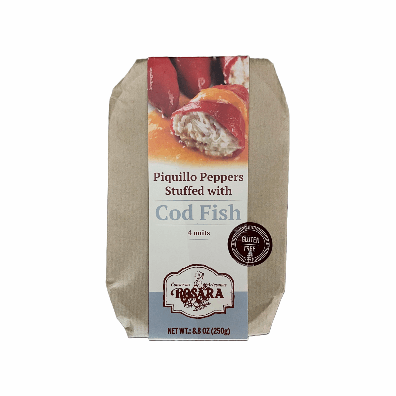 Piquillo Peppers Stuffed with Cod Fish by Rosara Rosara