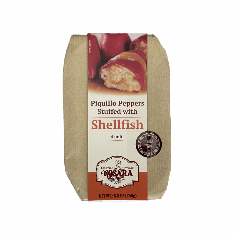 Piquillo Peppers Stuffed with Shellfish by Rosara Rosara