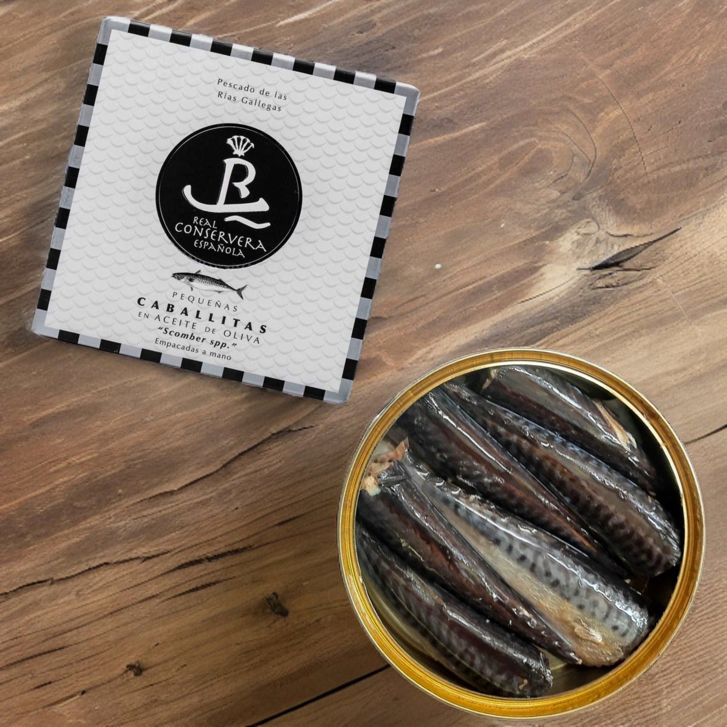 Small Mackerels in Olive Oil by Real Conservera Española Real Conservera Española