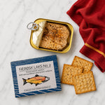 Salmón de las Islas Feroe con Espino Amarillo y Hierba Luisa Fangst