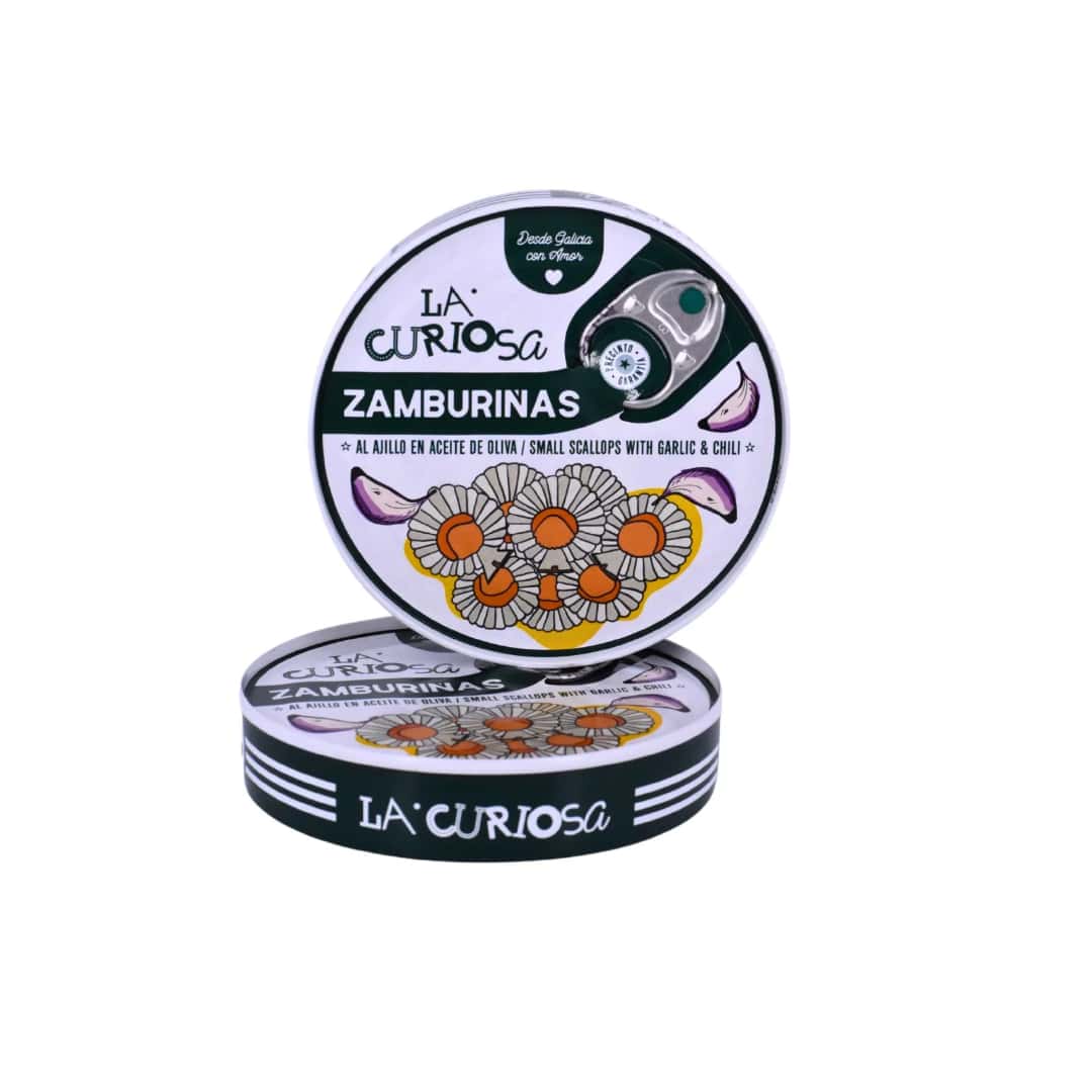 Scallops in Garlic Oil by La Curiosa La Curiosa