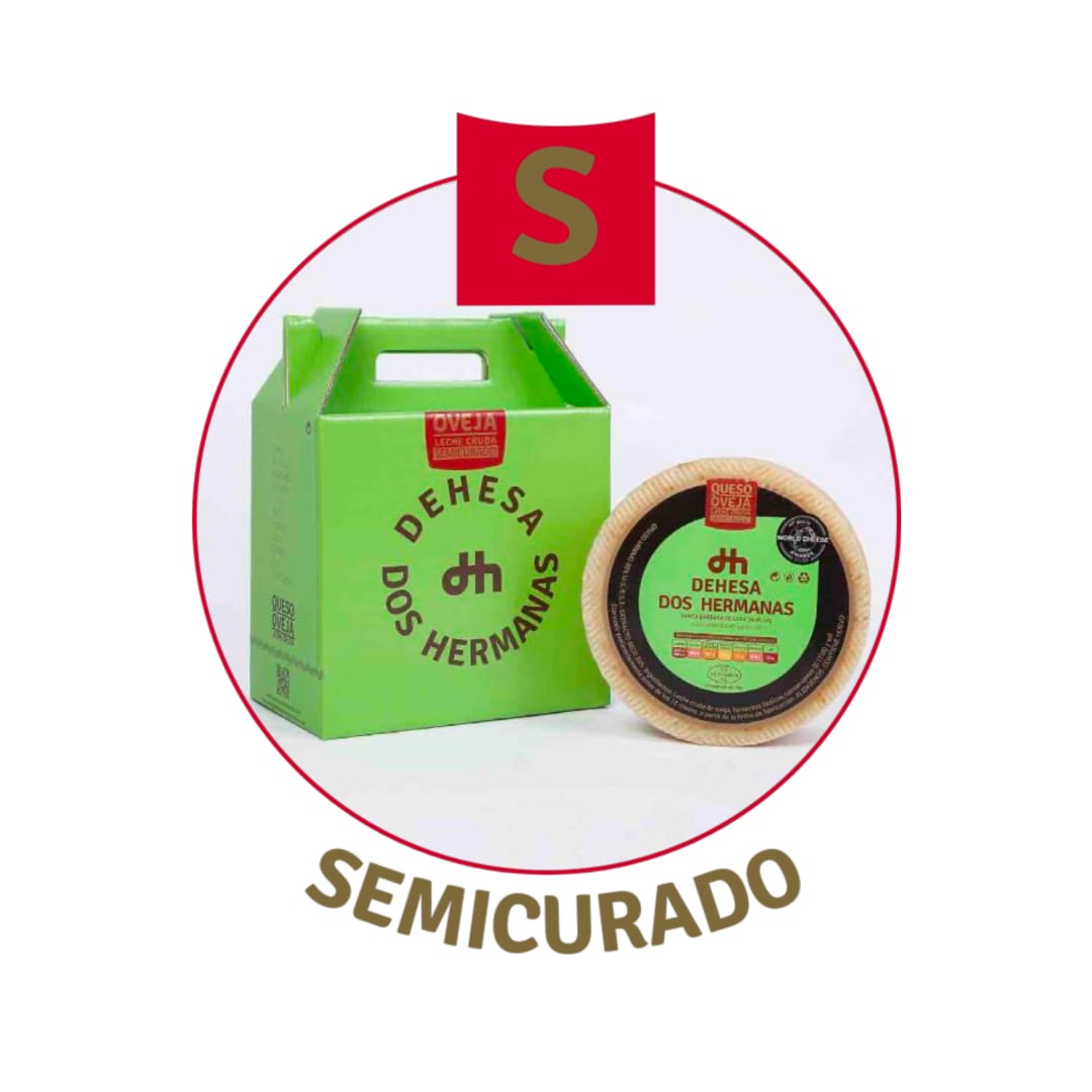 Semi-Soft Raw Sheep's Cheese by Dehesa Dos Hermanas Dehesa Dos Hermanas 2.1 kg / 4.62 lb Whole Wheel