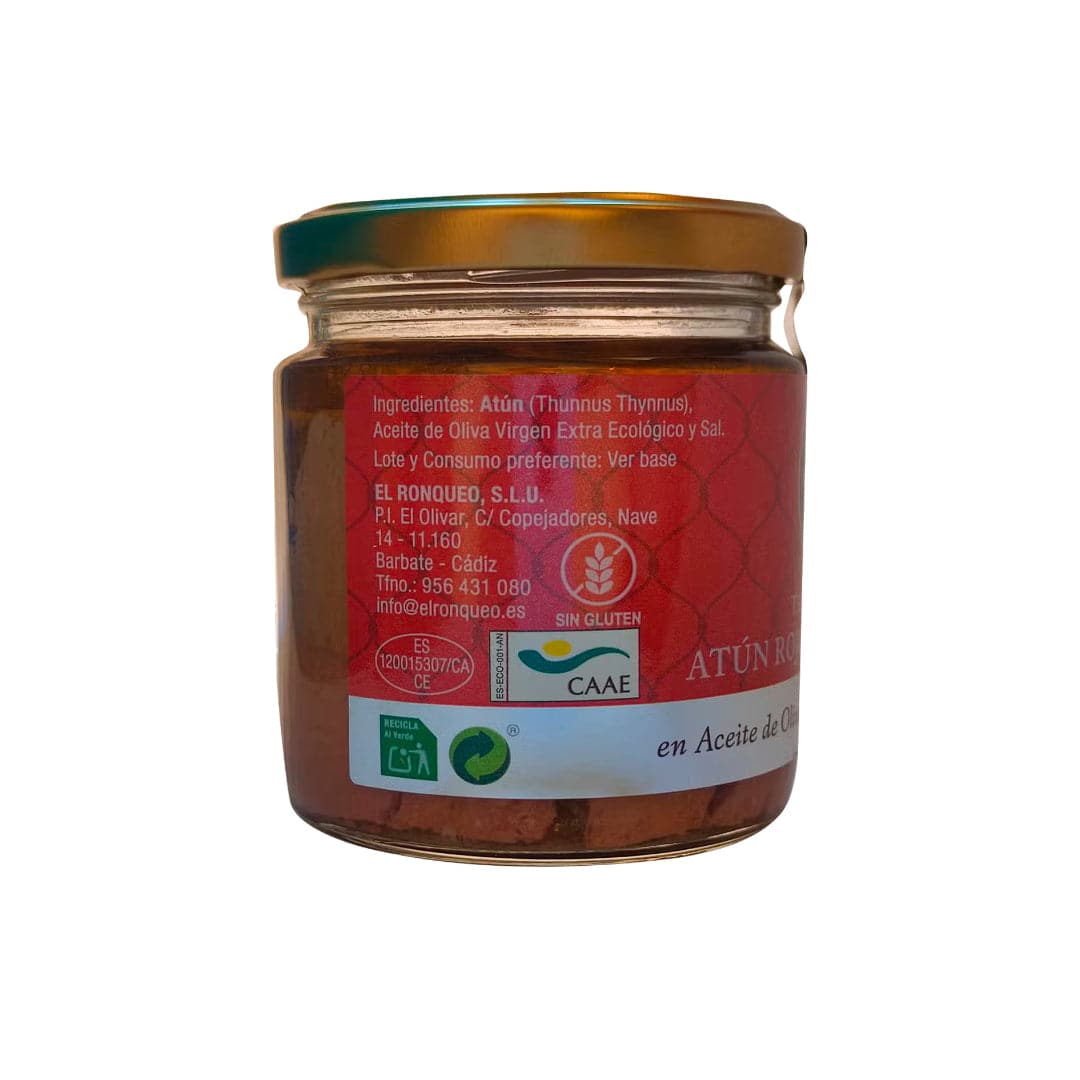 Bluefin Tuna Tarantello in Organic Extra Virgin Olive Oil El Ronqueo