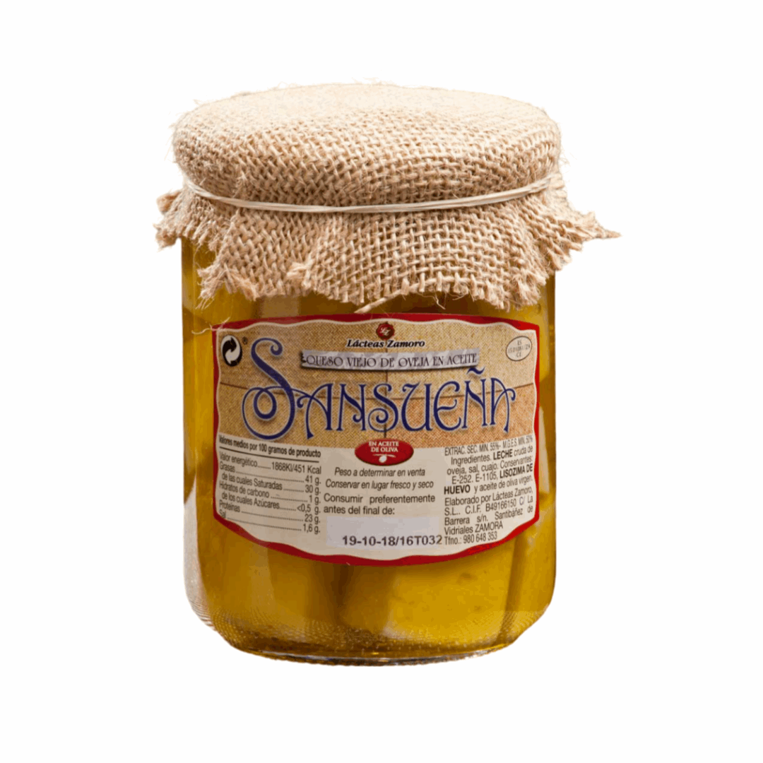 Aged Sheep Cheese in Olive Oil by Ciudad de Sansueña Ciudad de Sansueña