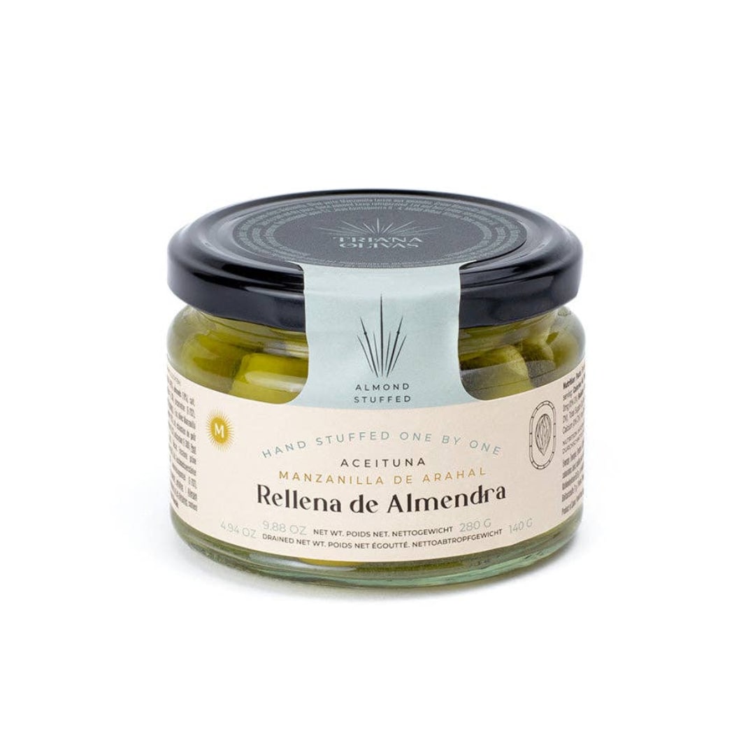 Queen Olives Stuffed with Almond by Triana Olives Triana Olives