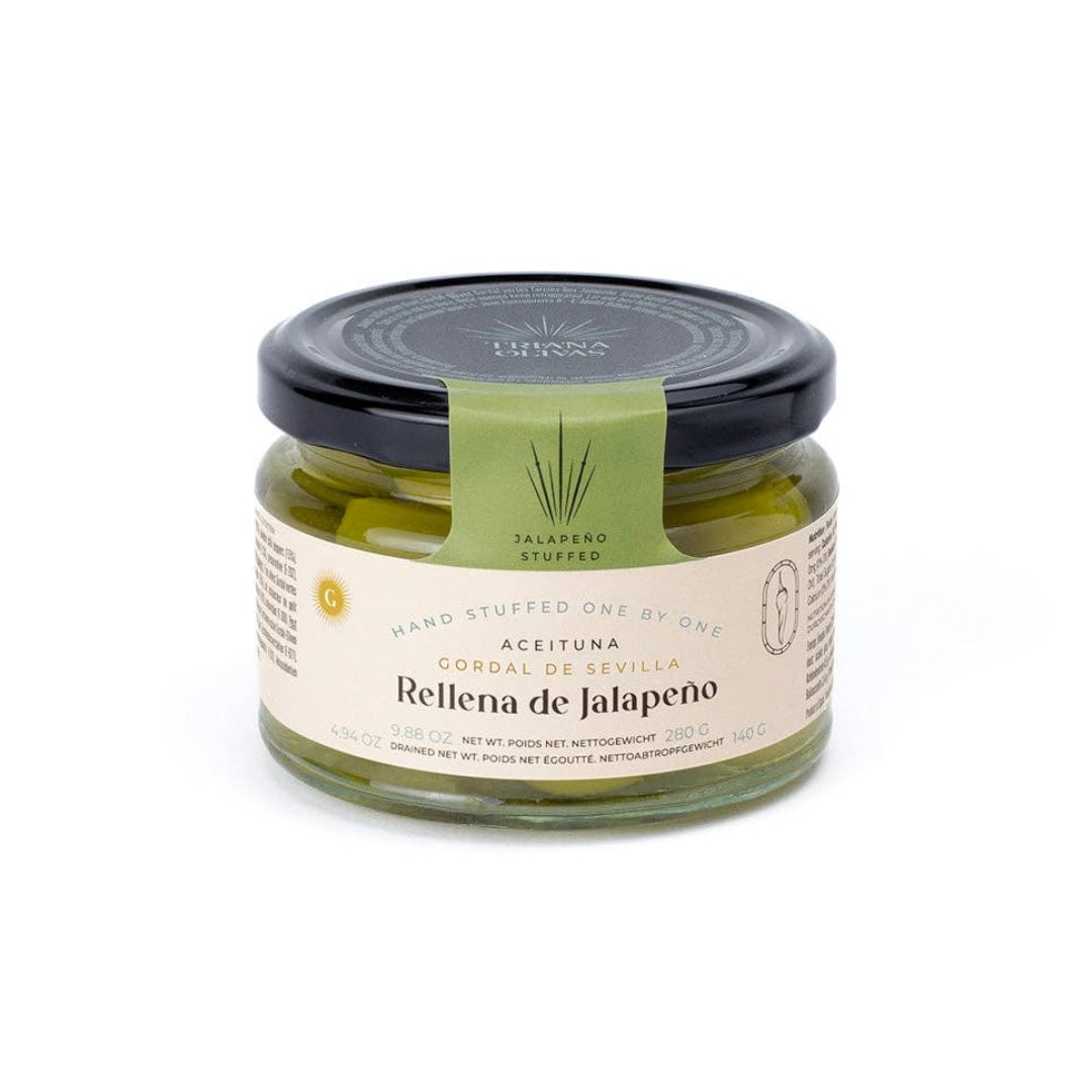 Queen Olives Stuffed with Jalapeño by Triana Olives Triana Olives