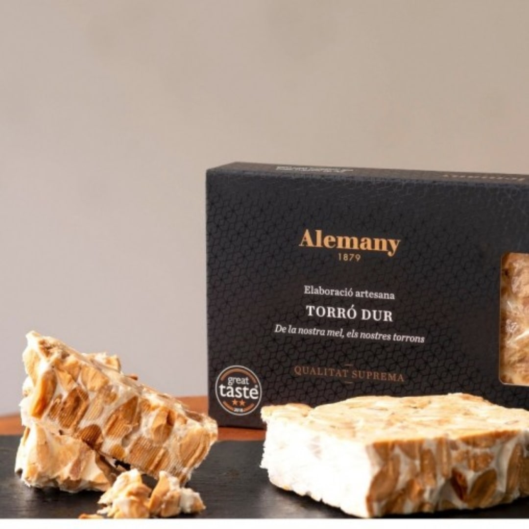 Premium Hard Turrón Candy by Alemany Alemany