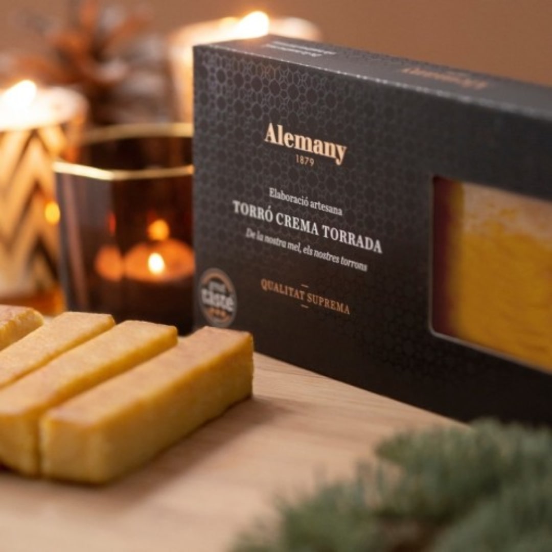 Premium Toasted Yolk Turrón Candy by Alemany Alemany