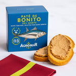Agromar white tuna pate with packaging on a white background