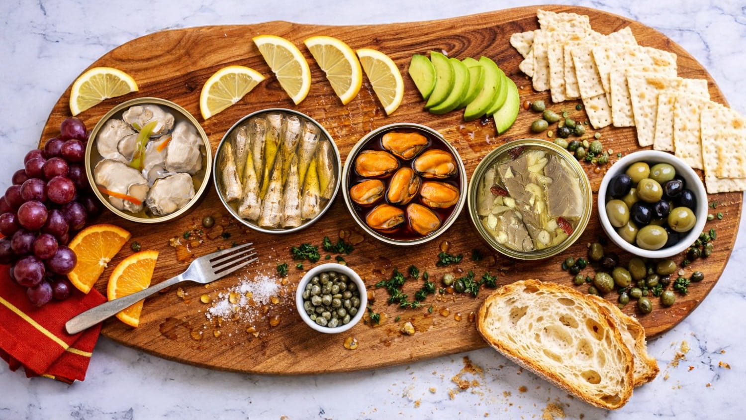 How to Build a Tinned Fish Board at Home