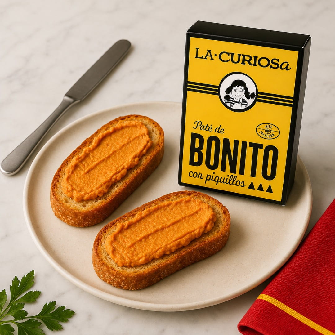 Paté de Bonito del Norte con Pimientos del Piquillo La Curiosa