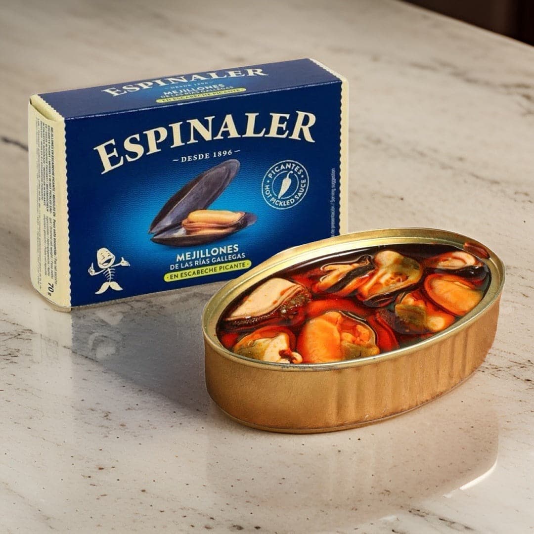 Mussels in Spicy Escabeche by Espinaler 