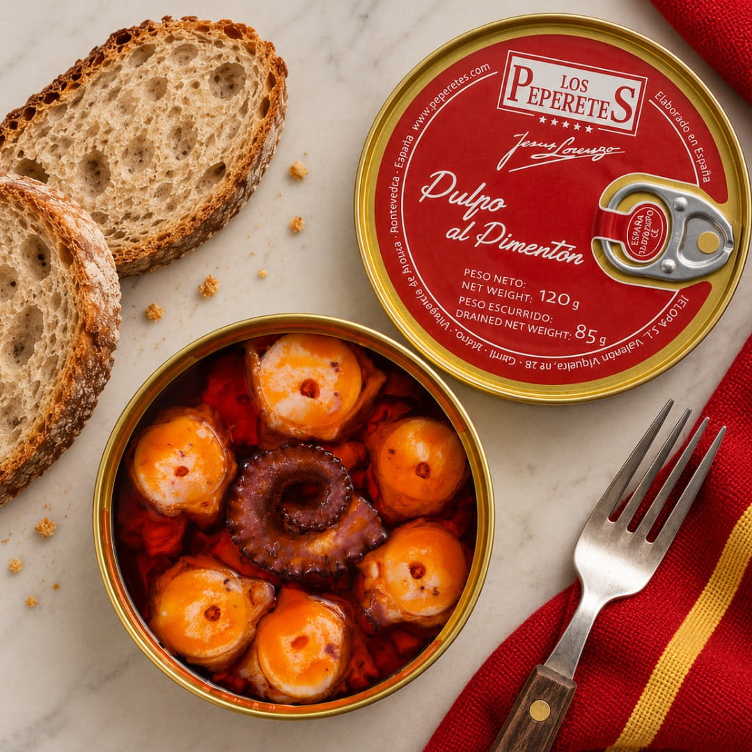 Pulpo al Pimentón Estilo Gallego - Los Peperetes