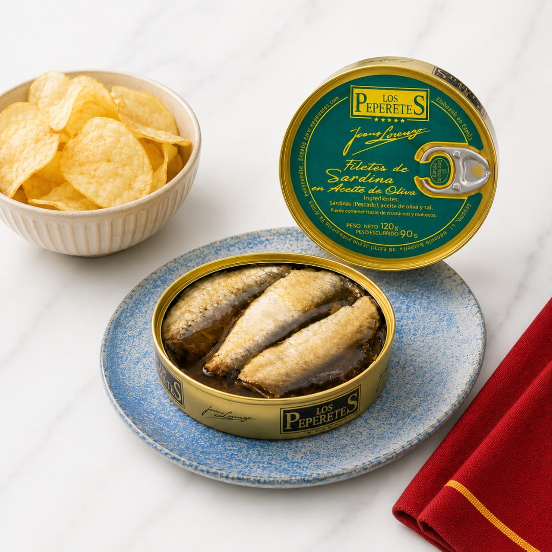 Filetes de Sardina en Aceite de Oliva Los Peperetes