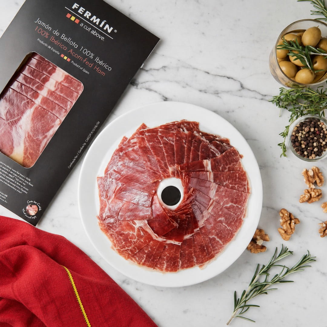 Jamón 100% Ibérico de Bellota Loncheado - Fermin