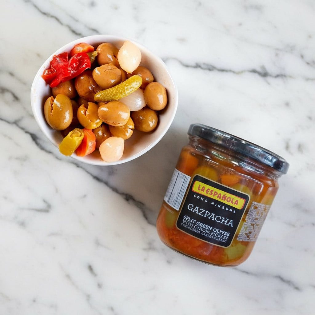 Green Olives Gazpacha Style by La Española La Española   