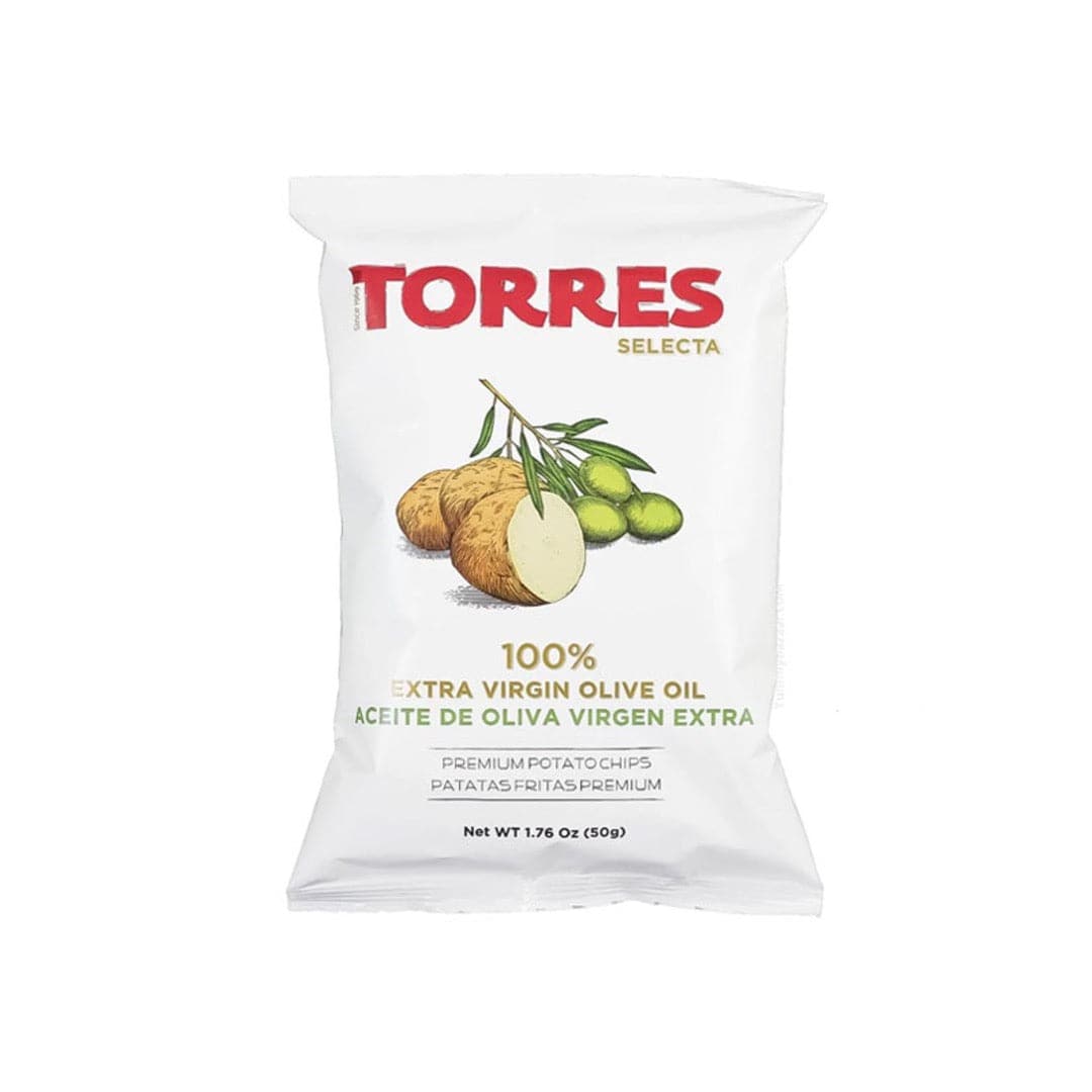 torres olive oil chips package