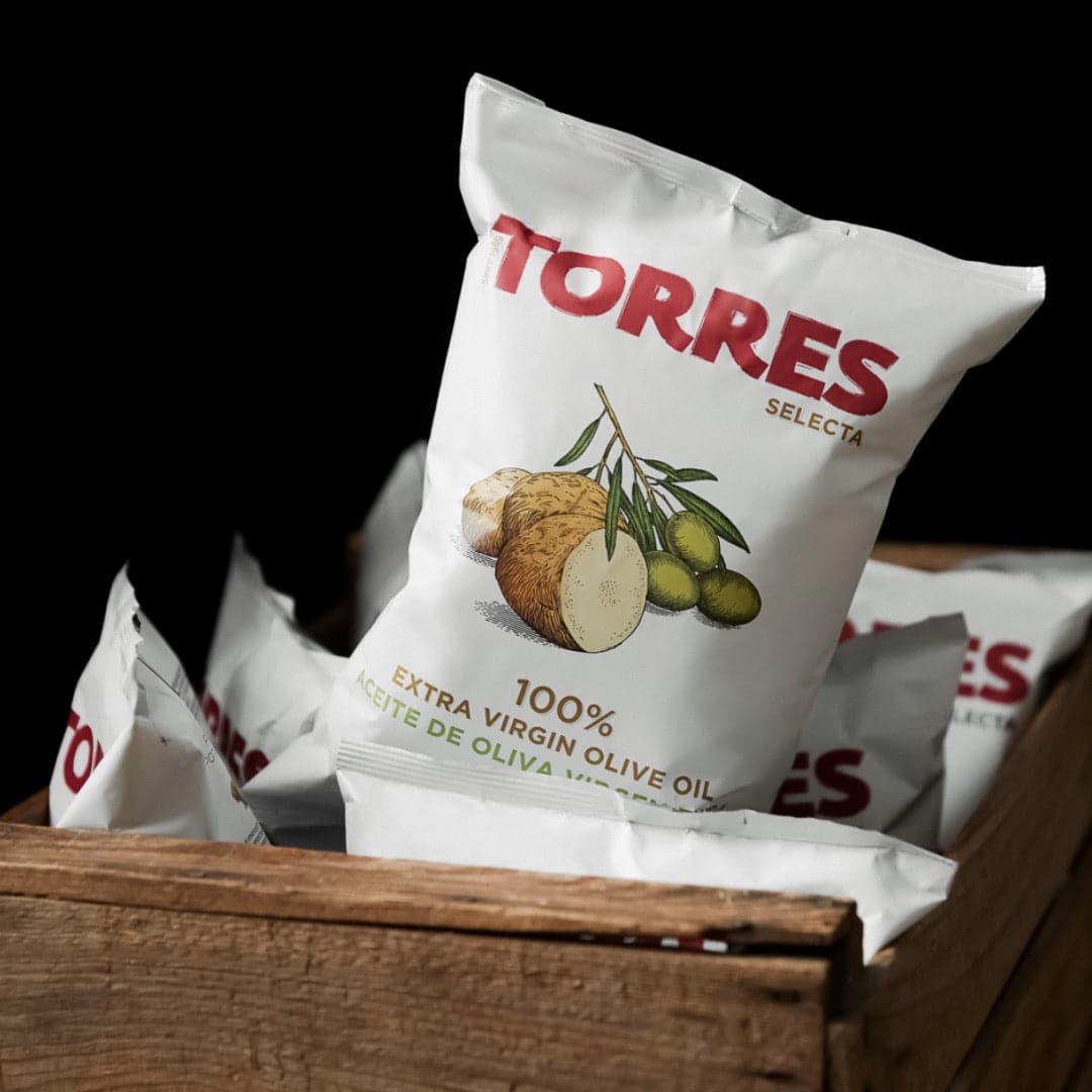 Torres potato chips with EVOO