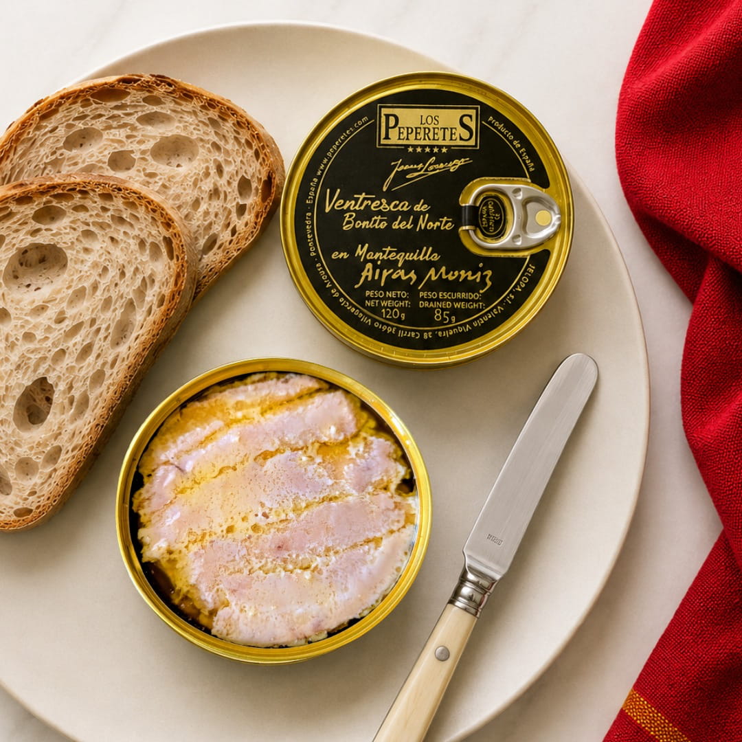 Bonito Albacore Tuna Belly Ventresca in Jersey Butter by Los Peperetes