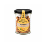 Jar of Finca La Rosala lemon lime cashews on a white background