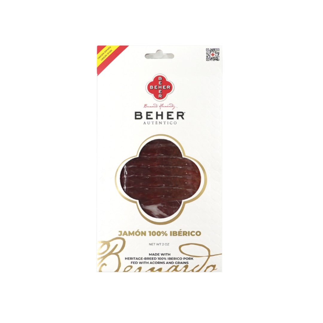 Jamón Ibérico de Bellota "Pata Negra" Loncheado - BEHER