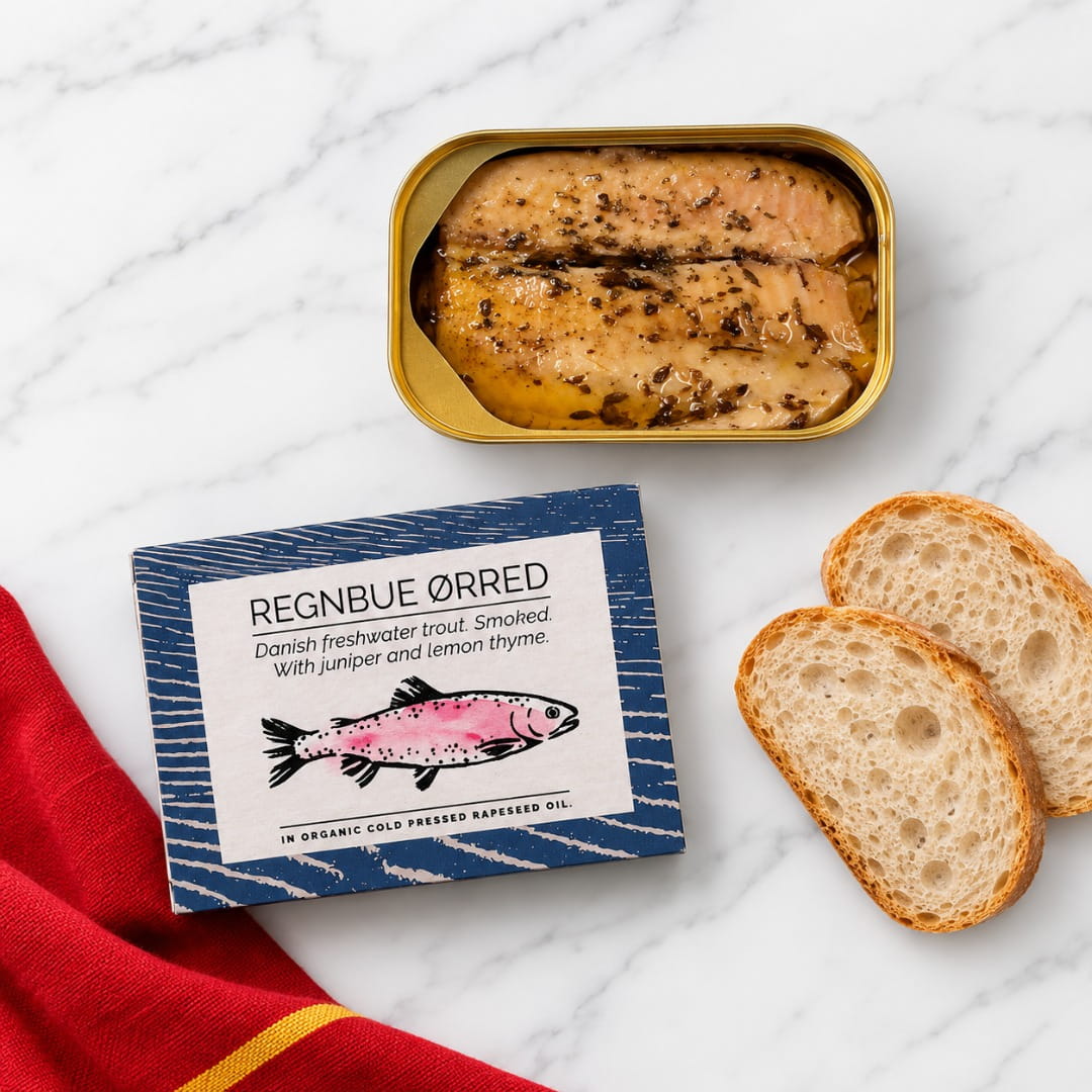 Danish Smoked Trout with Juniper & Lemon Thyme by Fangst