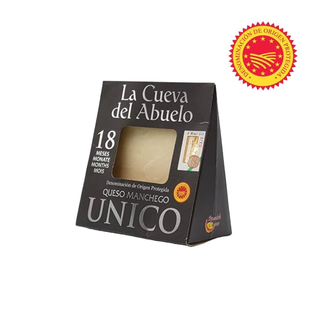 Queso Manchego Curado 18 Meses - La Cueva del Abuelo