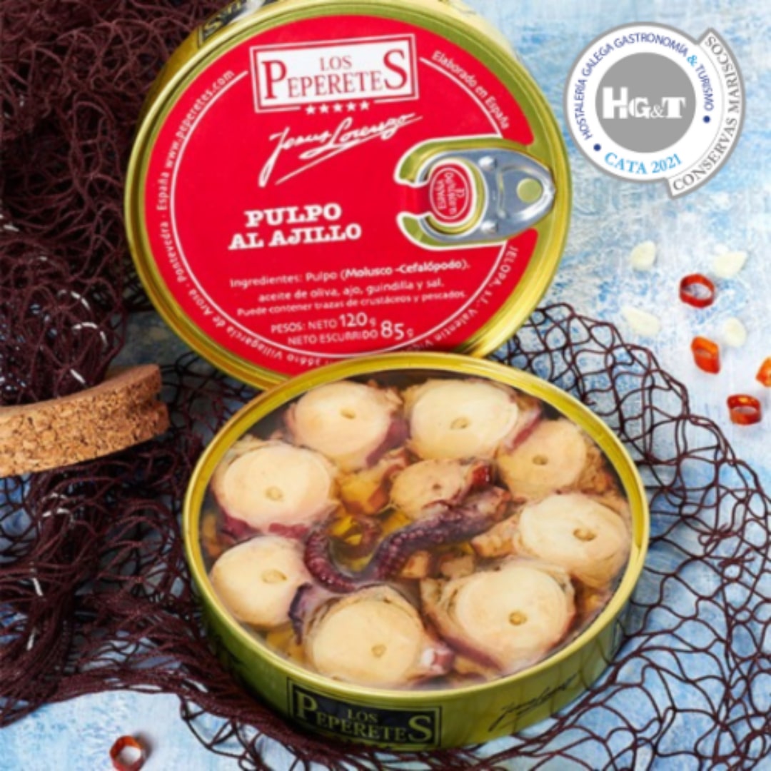 Gourmet Octopus in Garlic Oil by Los Peperetes Los Peperetes