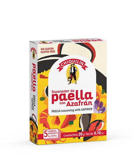 a package of Paella Seasoning 