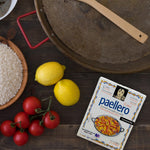 carmencita paellero seasoning for paella with ingredients