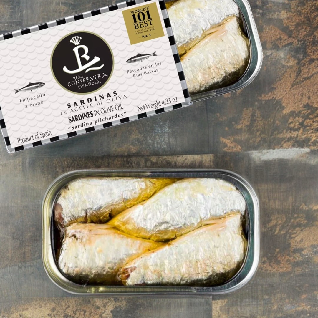 Canned Sardines in Olive Oil by Real Conservera Española Real Conservera Española