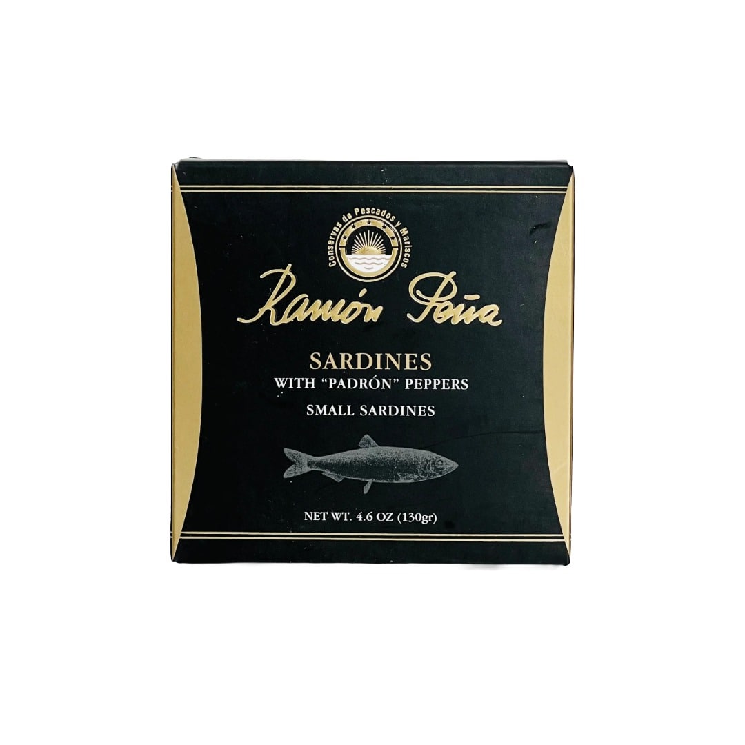 Small Sardines In Olive Oil with Padron Pepper by Ramón Peña Gold Edition