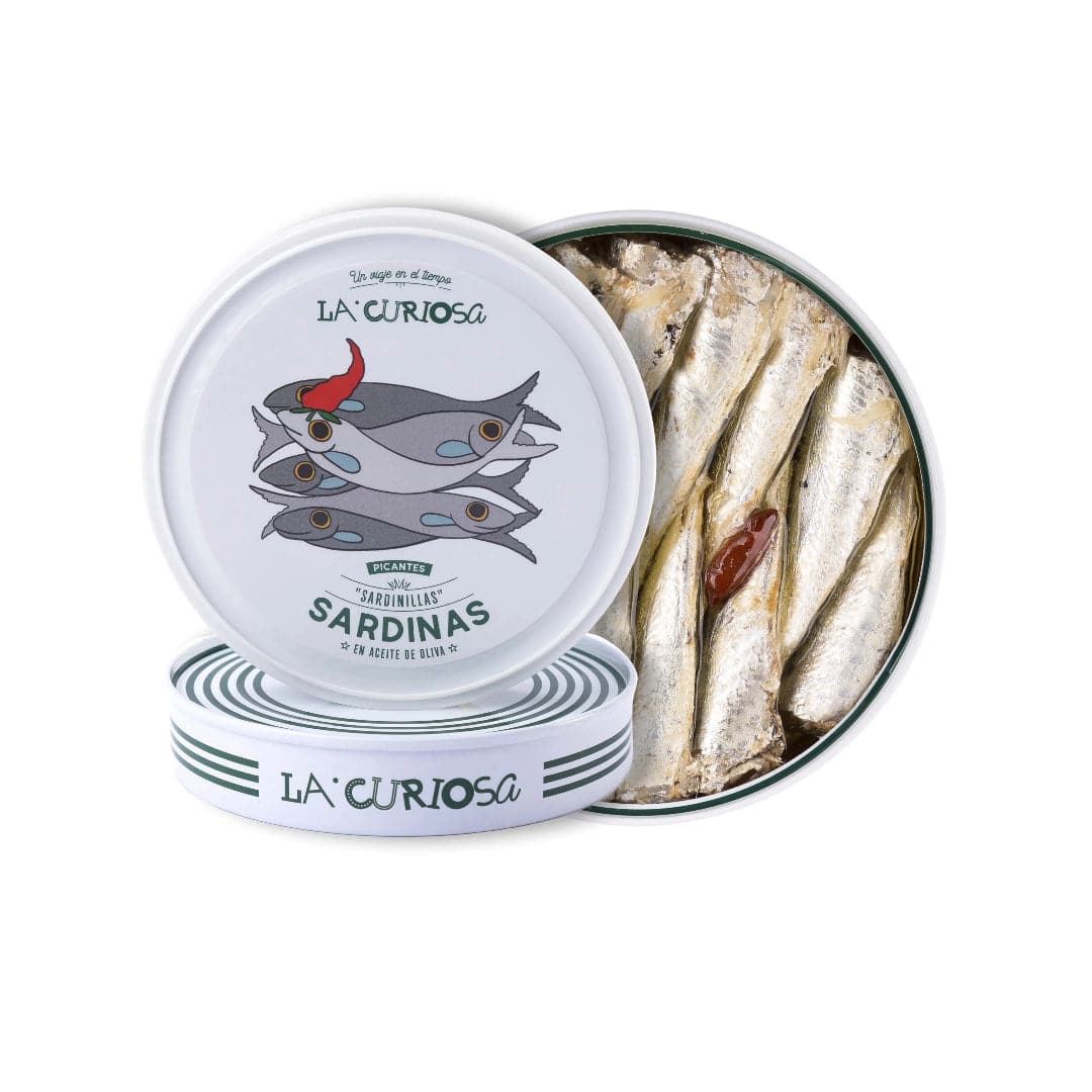 Small Sardines in Spicy Olive Oil by La Curiosa 